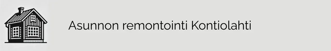 Asunnon remontointi Kontiolahti